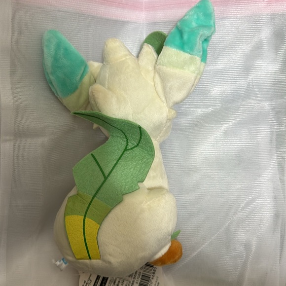 Pokemon LEAFEON Tomy 8” Stuffed Plush Toy Doll Nintendo  GUC  PL9 Japanese vers. - Picture 2 of 4